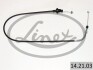 LINKA GAZU FIAT PUNTO 55/60/75 07.96- LINEX 142103 (фото 1)