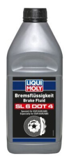 РІДИНА ГАЛЬМІВНА BREMSFLUSSIGKEIT SL6 DOT 4 1Л LIQUI MOLY 21168