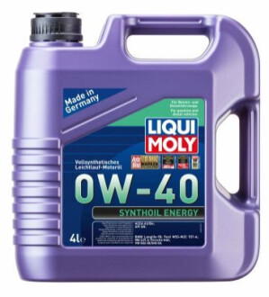 ОЛИВА МОТОРНА SYNTHOIL ENERGY 0W-40 4Л LIQUI MOLY 2451