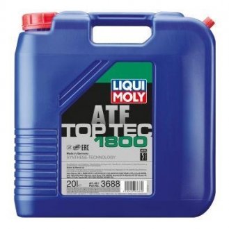 Масло для автоматических трансмиссий TOP TEC ATF 1800 20л - LIQUI MOLY 3688