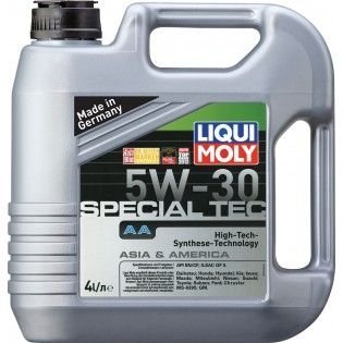 Моторное масло Special Tec AA 5W-30 4л - (SOA427V1410 / MZ320270 / G052195M4) LIQUI MOLY 7516