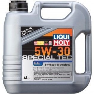 Моторное масло Special Tec LL 5W-30 4л - (A5W30LONGLIFE / A0019893701BAA / 5W30LONGLIFE) LIQUI MOLY 7654