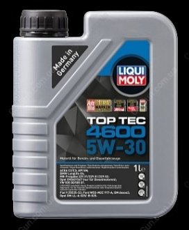 Олія моторна TOP TEC 4600 5W30 1л - LIQUI MOLY 8032 (фото 1)