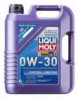 Моторна олія Synthoil Longtime 0W-30 5л - LIQUI MOLY 8977 (фото 1)
