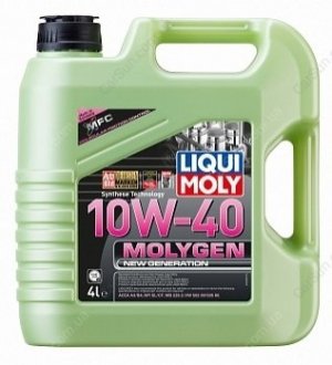 Моторное масло Molygen New Generation 10W-40 4л - LIQUI MOLY 9060 (фото 1)