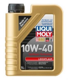 Моторное масло Leichtlauf 10W-40 1 л - LIQUI MOLY 9500