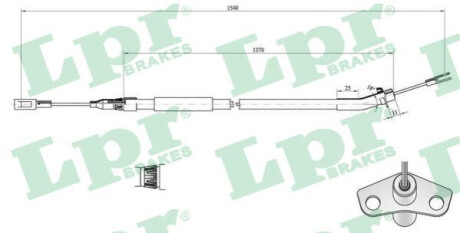 Автозапчастина LPR C0442B