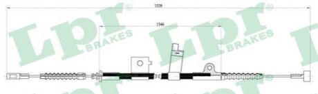 Тросик стояночного тормоза LPR C0495B