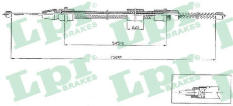 Автозапчастина LPR C0634B