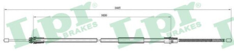 Трос, стояночная тормозная система LPR C0752B