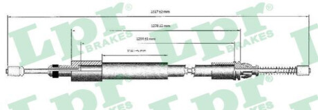 Автозапчасть LPR C0975B