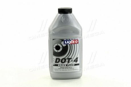 Жидкость тормозов. DOT4 LUXЕ 438г сереб.кан LUXE 650 (фото 1)