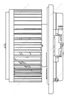 Евентилятор отоп для ам - (27255JK61A / 27225JK60E / 27225JK60D) LUZAR LFh 1409