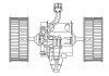 Вентилятор салона - (64116933910) LUZAR LFh 26E6 (фото 3)