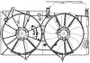 Электровентиляторы охлаждения с кожухом (2 вент.) Toyota Camry (11-) 2.0i/2.5i LUZAR LFK 1919 (фото 3)