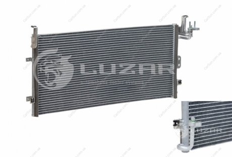 Радиатор кондиционера - (9760638004 / 9760638003) LUZAR LRAC 08383 (фото 1)
