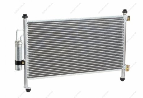 Радиатор кондиционера акппмкпп с ресивером - (80110SMGE02 / 80110SMGE01) LUZAR LRAC 23SA (фото 1)