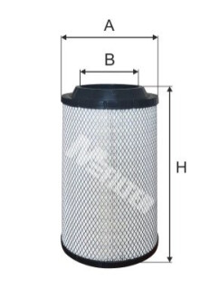 Фільтр Повітря Avia D-Line, Deutz-Fahr Agrotron, Mb, Volvo Ø197*ø115Mm H-401Mm M-FILTER A 582