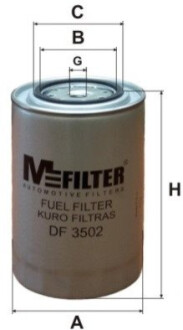 Фільтр палива M-FILTER DF 3502