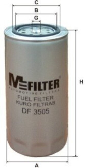 Фільтр палива M-FILTER DF 3505