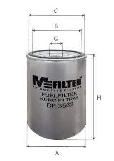 Фільтр паливний M-FILTER DF3562