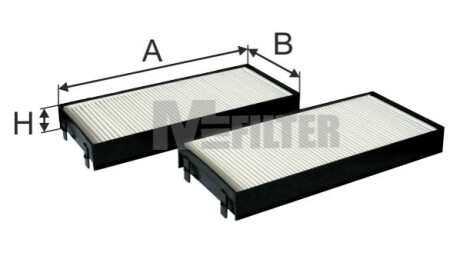 Фільтр салону M-FILTER K 9011-2