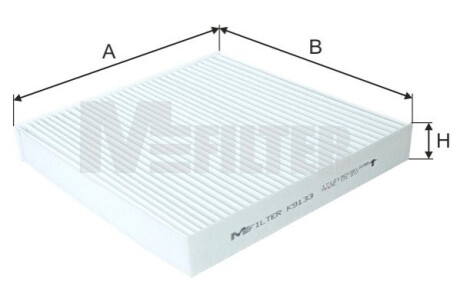 Фільтр салону M-FILTER K 9133