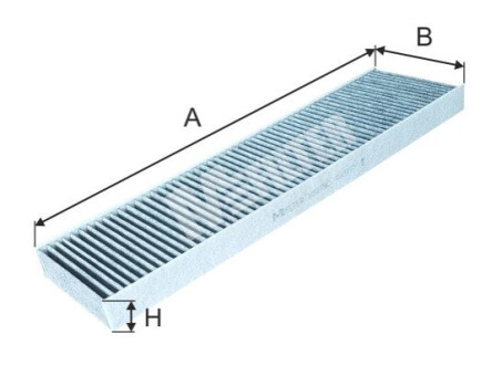 Фільтр салону вугільний M-FILTER K 9179C