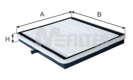 Фільтр салону M-FILTER K 966