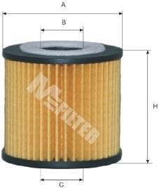 Фільтр оливний (фільтр-патрон) M-FILTER TE 600 (фото 1)