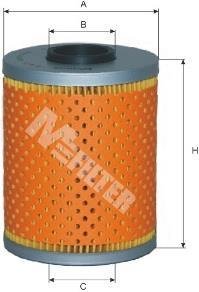 Фільтр оливний (фільтр-патрон) M-FILTER TE 603 (фото 1)
