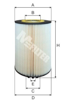 Фільтр масляний M-FILTER TE 644