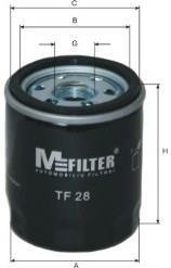 Масляный фильтр - (1560187204000 / 152089E01A / 1520865F1B) M-FILTER TF 28 (фото 1)