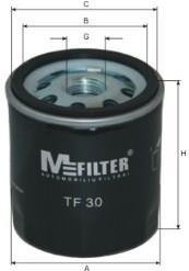 Масляный фильтр - (SHY114302 / SH0114302A / LR025306) M-FILTER TF 30 (фото 1)