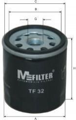 Фільтр масляний Combo (бензин) >01/Aveo/Lanos/Lacetti/OPEL M-FILTER TF 32 (фото 1)