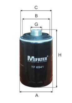 Фільтр оливний M-FILTER TF 6541