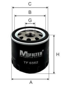 Фільтр оливний M-FILTER TF6562 (фото 1)