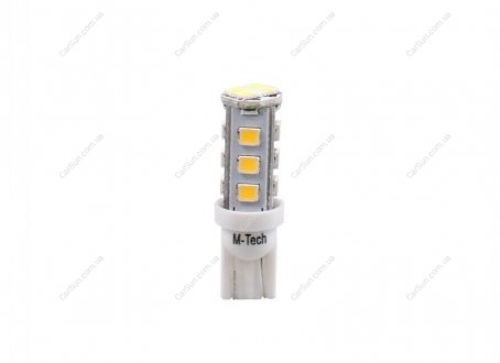 Комплект ламп LED W5W 12V 1.28W M-tech LB077W