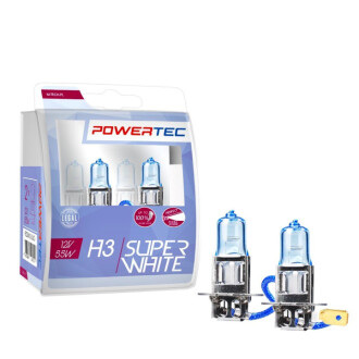 ЛАМПОЧКА 12V H3 55W PK22S SUPERWHITE DUO M-tech PTZSW3-DUO