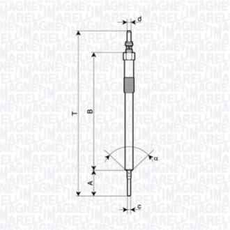 Glow Plug MAGNETI MARELLI 062900137304 (фото 1)