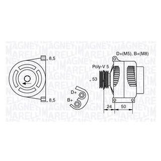 Автозапчастина MAGNETI MARELLI 063377013010 (фото 1)