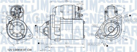 Деталь-, nissan MAGNETI MARELLI 063721307010