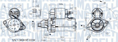 ROZRUSZNIK ALFA ROMEO MAGNETI MARELLI 063721346010