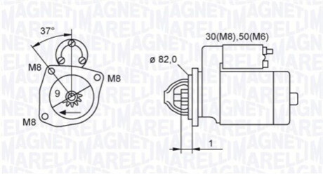 Автозапчастина MAGNETI MARELLI 063721389010 (фото 1)