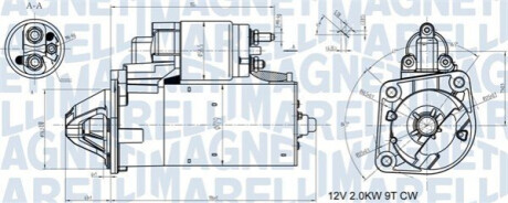 ROZRUSZNIK FORD MAGNETI MARELLI 063721408010