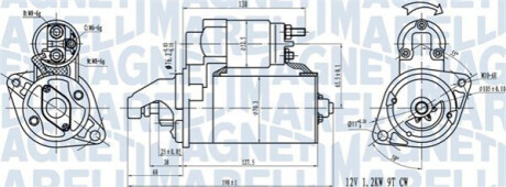 ROZRUSZNIK BMW MAGNETI MARELLI 063721413010