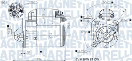 Деталь-, mitsubishi MAGNETI MARELLI 063721442010