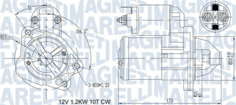 Автозапчасть MAGNETI MARELLI 063721469010