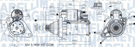 ROZRUSZNIK AUDI MAGNETI MARELLI 063721470010