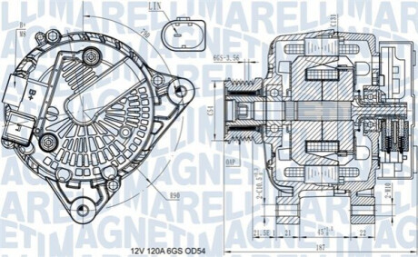 Автозапчасть MAGNETI MARELLI 063731545910